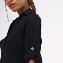 Cargar imagen en el visor de la galería, Image 04: Uv Line Shirtdress Shirtdress Copenhagen Fem Black Upf50+