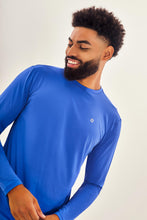 Cargar imagen en el visor de la galería, Image 04: Uv Line Rash Guard Longsleeve Uvpro Brasil Masc Cobalto Upf50+