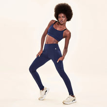 Cargar imagen en el visor de la galería, Image 06: Uv Line Fitness Bottom Legging Fit Aspen Navy Blue Upf50+