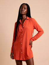 Cargar imagen en el visor de la galería, Image 03: Uv Line Shirtdress Shirtdress Copenhagen Pitanga Upf50+