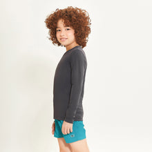 Cargar imagen en el visor de la galería, Image 02: Uv Line Rash Guard Longsleeve Uvpro Kids Preto Upf50+