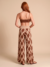 Cargar imagen en el visor de la galería, Model Back: Uv Line Beach Trousers Pants Diamond Rib Upf50+