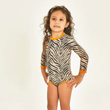 Cargar imagen en el visor de la galería, Image 02: Uv Line Baby Swimwear Swimsuit Baby Zebra Upf50+