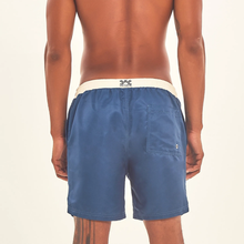 Cargar imagen en el visor de la galería, Model Back: Uv Line Short For Men / Bermuda Shorts Boxer Aco Off White Upf50+