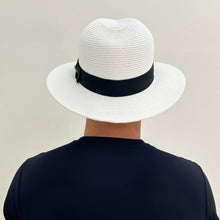 Cargar imagen en el visor de la galería, Image 07: Uv Line Panama Hat Hat Shanghai Imp Uni White Black Upf50+