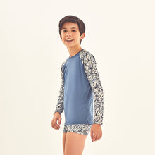 Cargar imagen en el visor de la galería, Image 02: Uv Line Rash Guard Rash Guard Kids Costela Aco Off White Upf50+