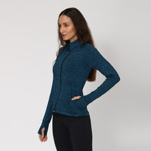 Cargar imagen en el visor de la galería, Image 02: Uv Line Fitness Top Casaco Newfit Petroleo Upf50+