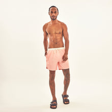 Cargar imagen en el visor de la galería, Model Front: Uv Line Short For Men / Bermuda Shorts Boxer Rose Upf50+