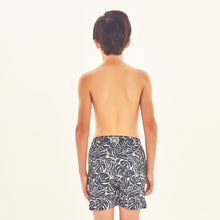 Cargar imagen en el visor de la galería, Model Back: Uv Line Boy's Swimwear Shorts Kids Costela Aco Upf50+