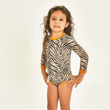 Cargar imagen en el visor de la galería, Image 02: Uv Line Baby Swimwear Swimsuit Baby Zebra Upf50+