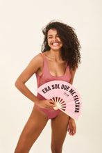 Cargar imagen en el visor de la galería, Image 05: Uv Line One-Piece Swimsuit Shine Malva