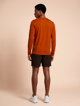 Cargar imagen en el visor de la galería, Model Back: Uv Line Rash Guard Longsleeve Uvpro Brasil Masc Pitanga Upf50+
