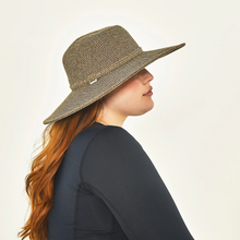 Cargar imagen en el visor de la galería, Model Back: Uv Line Floppy Hat Hat Jurere Imp Fem Mescla Upf50+
