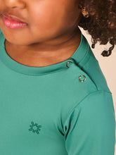 Cargar imagen en el visor de la galería, Image 04: Uv Line Baby Swimwear Baby Longsleeve Swimsuit Deep Sea Upf50+

