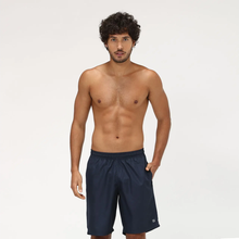 Cargar imagen en el visor de la galería, Model Front: Uv Line Short For Men / Bermuda Shorts New Fit Br Masc Navy Blue Upf50+

