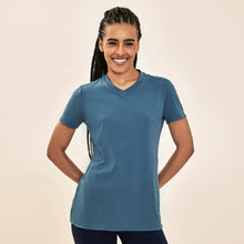 Cargar imagen en el visor de la galería, Model Front: Uv Line Fitness Top T-Shirt Sport Fit Aco Upf50+
