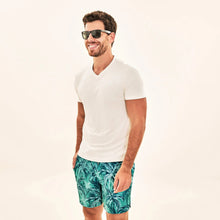 Cargar imagen en el visor de la galería, Image 05: Uv Line Swim Shorts Short Acqua Coqueiros Turquesa Upf50+
