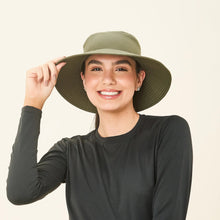 Cargar imagen en el visor de la galería, Image 04: Uv Line Bucket Hat Hat California Nac Fem Green Militar Upf50+
