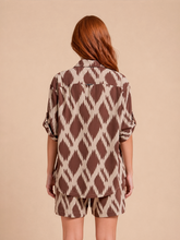 Cargar imagen en el visor de la galería, Model Back: Uv Line Shirtdress Shirt Copa Diamond Upf50+
