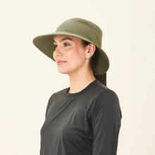 Cargar imagen en el visor de la galería, Image 02: Uv Line Bucket Hat Hat California Nac Fem Green Militar Upf50+
