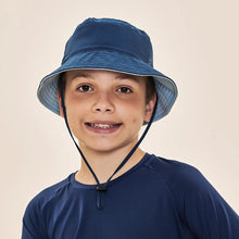 Cargar imagen en el visor de la galería, Image 07: Uv Line Bucket Hat Basic Kids Maringo Azul Ceu Upf50+
