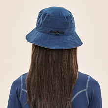 Cargar imagen en el visor de la galería, Model Back: Uv Line Bucket Hat Basic Kids Maringo Azul Ceu Upf50+
