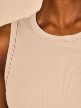Cargar imagen en el visor de la galería, Image 03: Uv Line Fitness Top Regata Fem Ribbed Sand Upf50+
