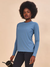 Cargar imagen en el visor de la galería, Image 02: Uv Line Rash Guard Longsleeve Uvpro Indigo Upf50+
