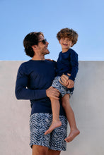 Cargar imagen en el visor de la galería, Image 07: Uv Line Short For Men / Bermuda Shorts Acqua Boxer Tie Dye Blue Upf50+
