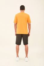 Cargar imagen en el visor de la galería, Model Back: Uv Line T-Shirt For Men T-Shirt Uvpro Masc Orange Upf50+
