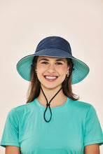 Cargar imagen en el visor de la galería, Model Front: Uv Line Floppy Hat Chapeu New Cassis Upf50+
