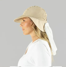 Cargar imagen en el visor de la galería, Image 02: Uv Line Floppy Hat San Remo Areia Offwhite Upf50+
