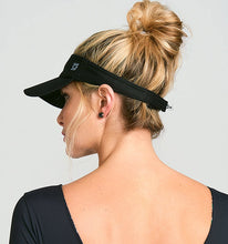Cargar imagen en el visor de la galería, Model Back: Uv Line Visor Visor Athletic Dry Fem Black Upf50+
