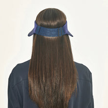Cargar imagen en el visor de la galería, Model Back: Uv Line Visor Grecia Navy Fit Upf50+
