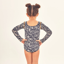 Cargar imagen en el visor de la galería, Model Back: Uv Line Girl's One-Piece Swimsuit Girl Tucano Upf50+
