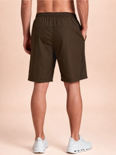 Cargar imagen en el visor de la galería, Model Back: Uv Line Short For Men / Bermuda Shorts New Fit Masc Brown Upf50+
