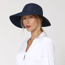 Cargar imagen en el visor de la galería, Image 02: Uv Line Floppy Hat Hat Lyon Nac L Fem Navy Blue Upf50+
