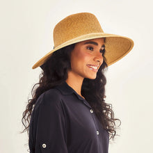 Cargar imagen en el visor de la galería, Image 04: Uv Line Floppy Hat Hat Santorini Imp Fem Wheat Upf50+
