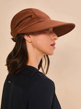 Cargar imagen en el visor de la galería, Model Back: Uv Line Caps Visor Capri Colors Nac Fem Coniac Upf50+
