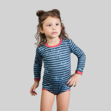 Cargar imagen en el visor de la galería, Image 12: Uv Line Baby Swimwear Macaquinho Baby Listras Upf50+
