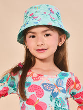 Cargar imagen en el visor de la galería, Gallery: Uv Line Bucket Hat Napoli Baby Borboletinha Upf50+
