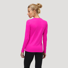 Cargar imagen en el visor de la galería, Model Back: Uv Line Rash Guard Camiseta Uv X Pro Ml Rosa Upf50+

