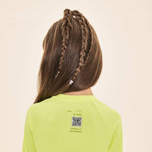 Cargar imagen en el visor de la galería, Image 04: Uv Line Rash Guard Acqua Qr Code Amarelo Fluor Upf50+
