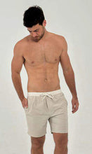 Cargar imagen en el visor de la galería, Product Front: Uv Line Short For Men / Bermuda Shorts Acqua Boxer Areia Upf50+
