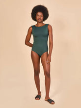 Cargar imagen en el visor de la galería, Image 02: Uv Line One-Piece Mirela Green Cactus Black Upf50+
