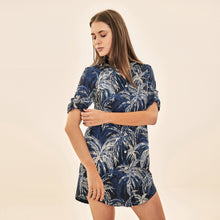 Cargar imagen en el visor de la galería, Image 02: Uv Line Shirtdress Shirtdress Coqueiros Marinho Upf50+
