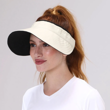Cargar imagen en el visor de la galería, Image 02: Uv Line Visor Visor Bali Fem Sand Black Upf50+
