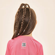 Cargar imagen en el visor de la galería, Image 04: Uv Line Rash Guard Acqua Qr Code Chiclete Fluor Upf50+
