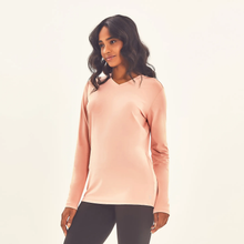 Cargar imagen en el visor de la galería, Image 02: Uv Line Rash Guard Longsleeve Sport Fit Solar Rose Upf50+
