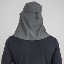 Cargar imagen en el visor de la galería, Model Back: Uv Line Flap Hat Cap Leg Atacama 2021 Masc Grey Upf50+
